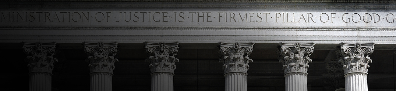 New York courthouse decoration